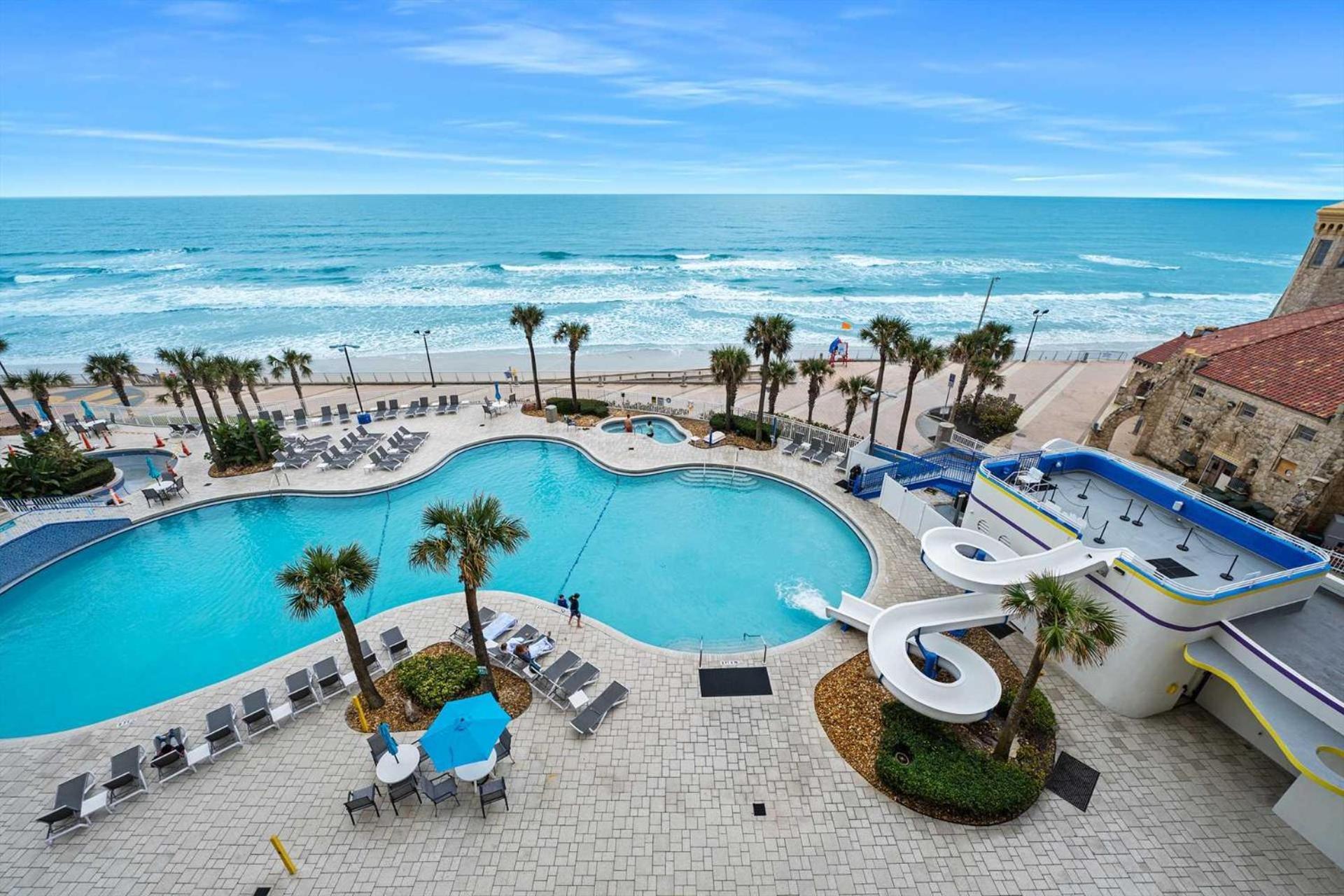 Luxury 6Th Floor 1 Bedroom Condo Direct Oceanfront Wyndham Ocean Walk Resort Daytona Beach | 610 外观 照片